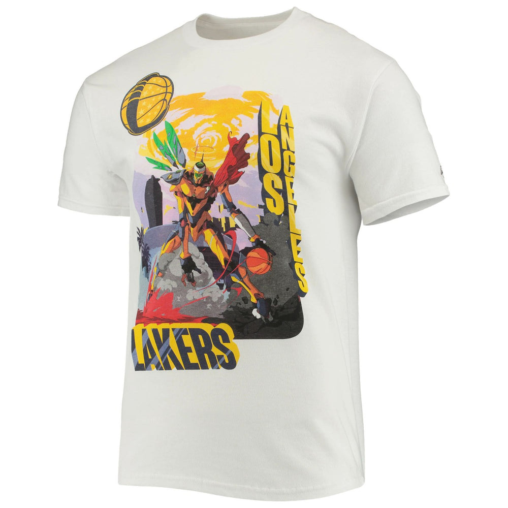 NBA - Los Angeles Lakers NBA x McFlyy Identify Artist Series T-Shirt - White