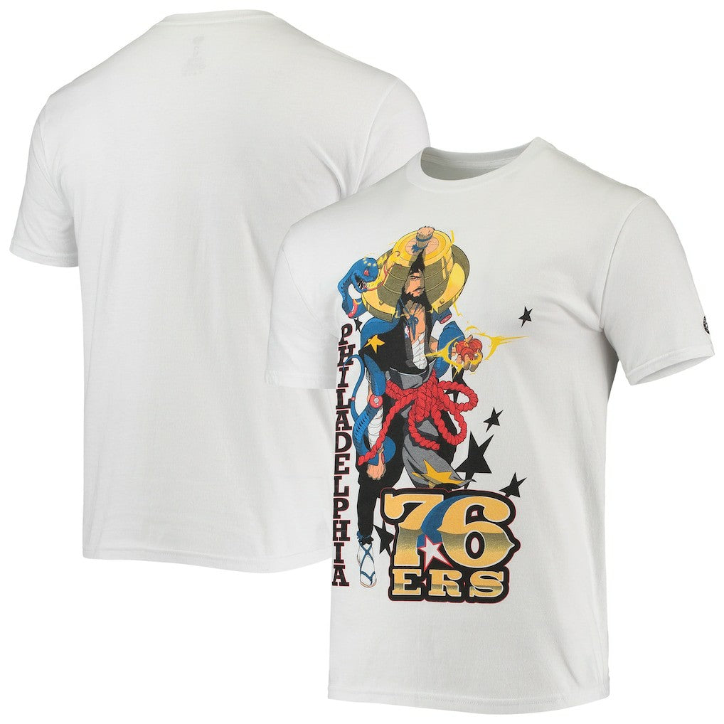 NBA - Philadelphia 76ers NBA x McFlyy Identify Artist Series T-Shirt - White