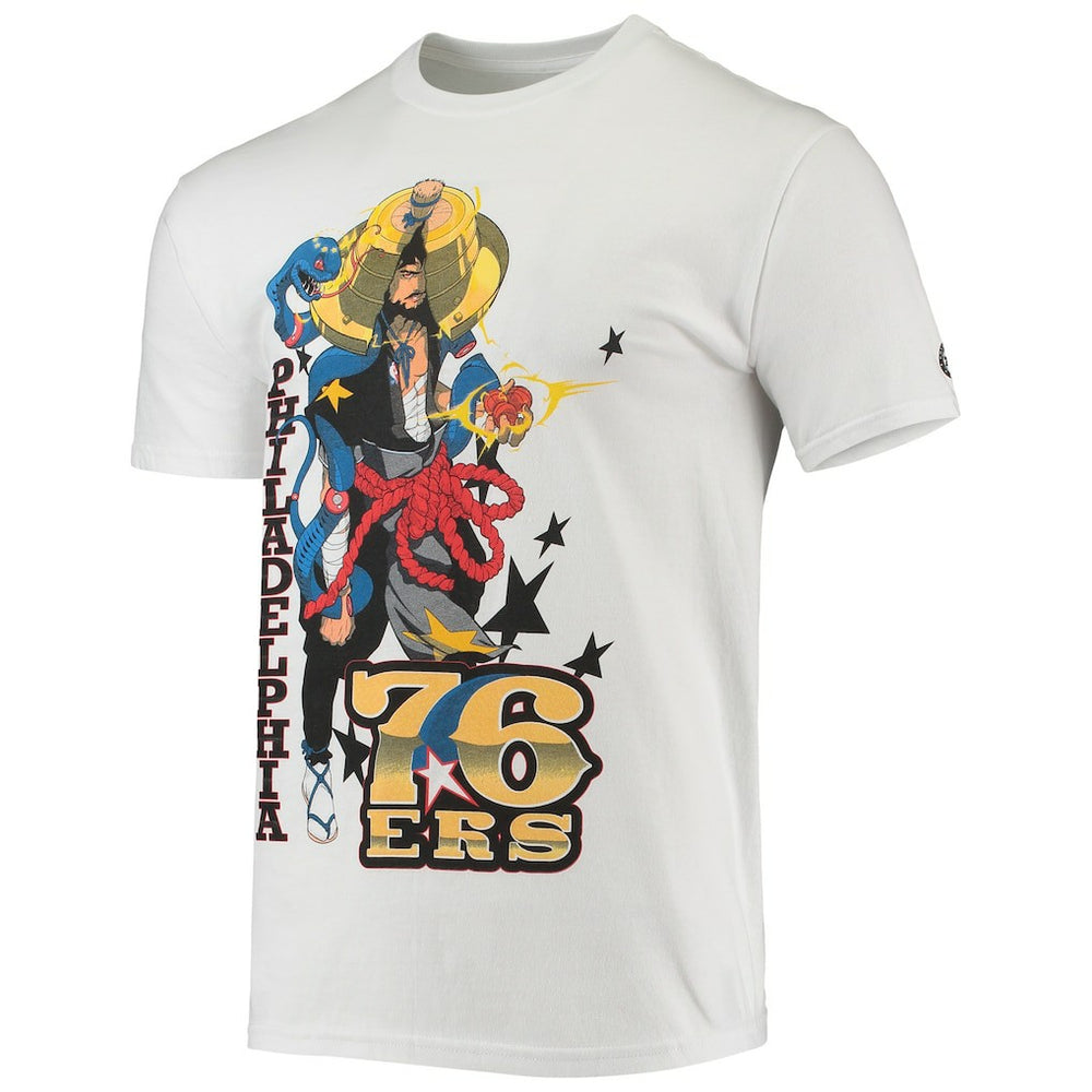 NBA - Philadelphia 76ers NBA x McFlyy Identify Artist Series T-Shirt - White