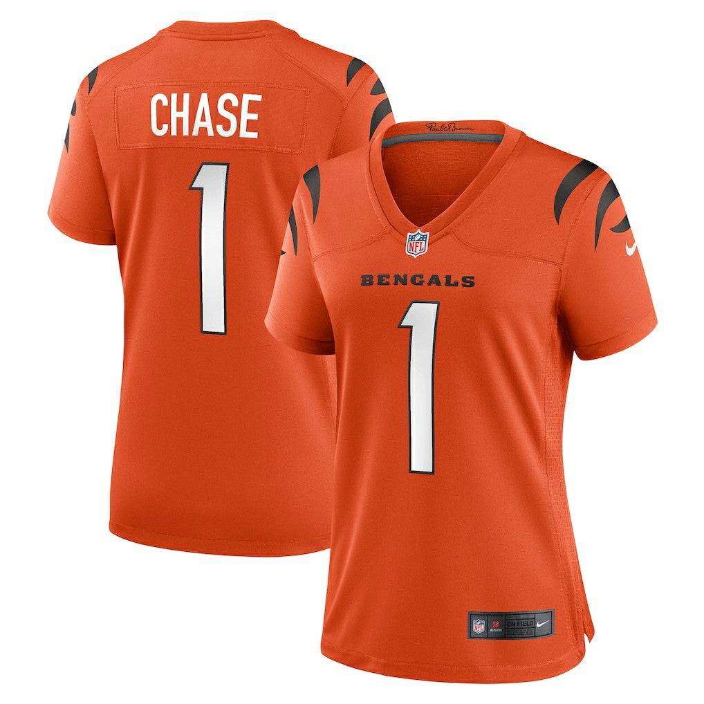 Ja'Marr Chase Cincinnati Bengals Women's Alternate Game Jersey Orange - Nike