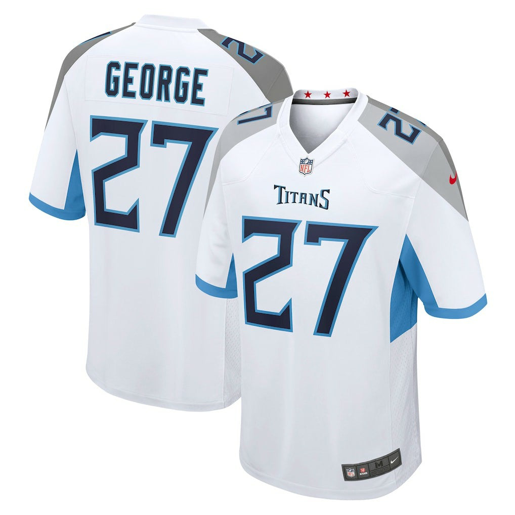 Eddie George Tennessee Titans Retired Player Game Jersey White - Nike