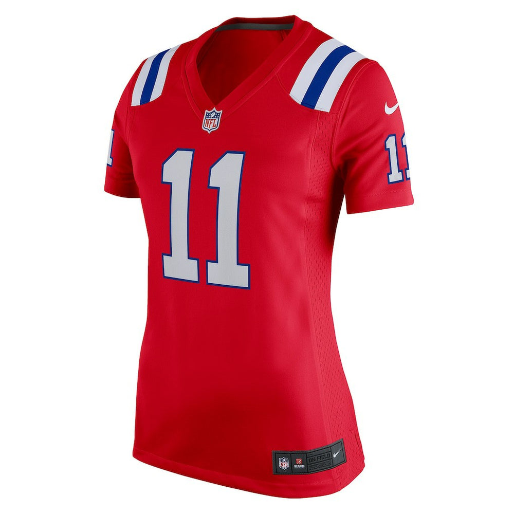 Drew Bledsoe New England Patriots Women's Retired Game Jersey Red - Nike