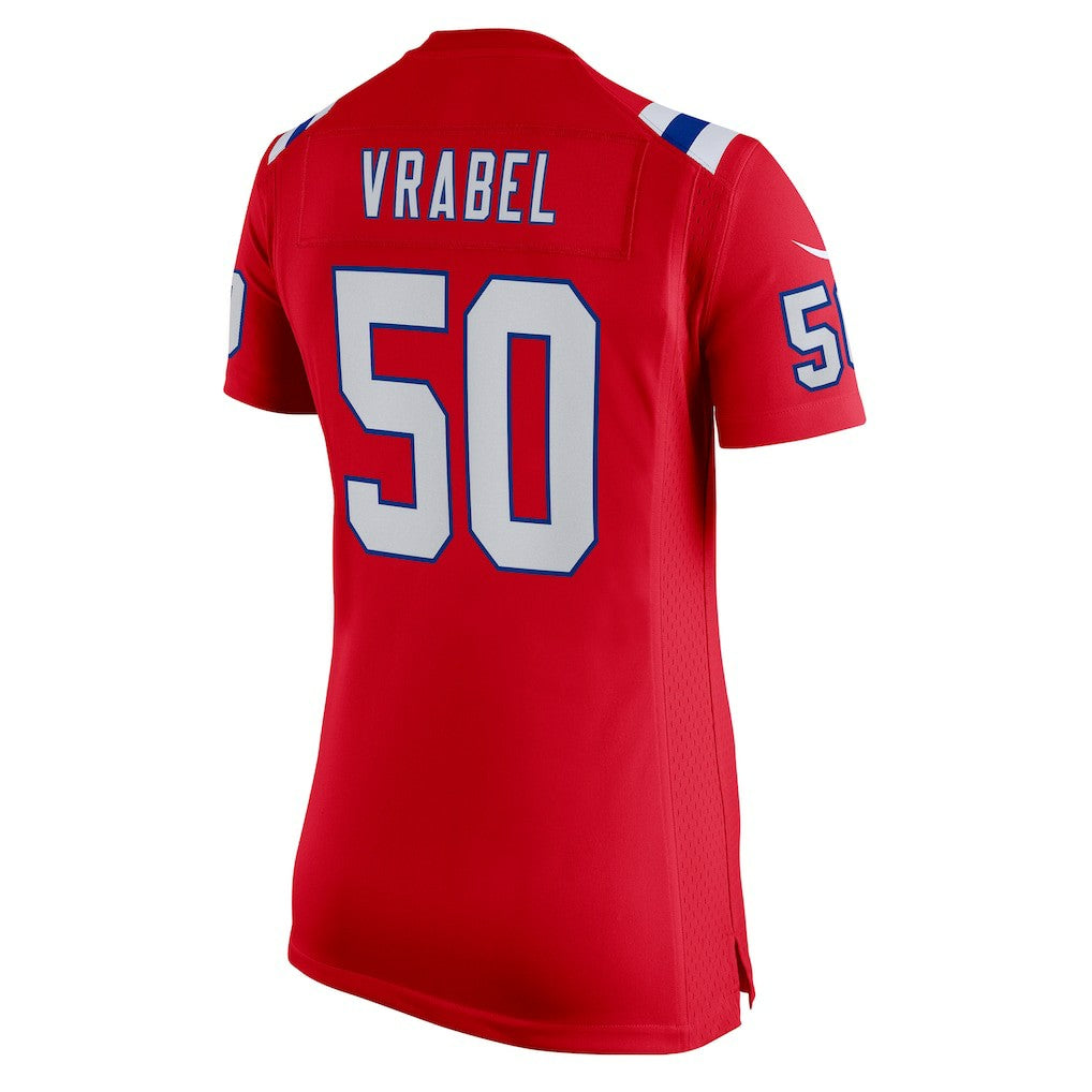 Mike Vrabel New England Patriots Women's Retired Game Jersey Red - Nike