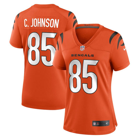 Chad Johnson Cincinnati Bengals Women's Retired Game Jersey - Orange | NFL Jerseys