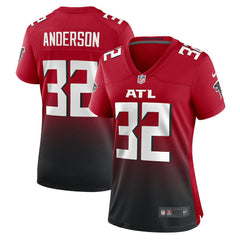 Jamal Anderson Atlanta Falcons Women's Retired Game Jersey Red - Nike