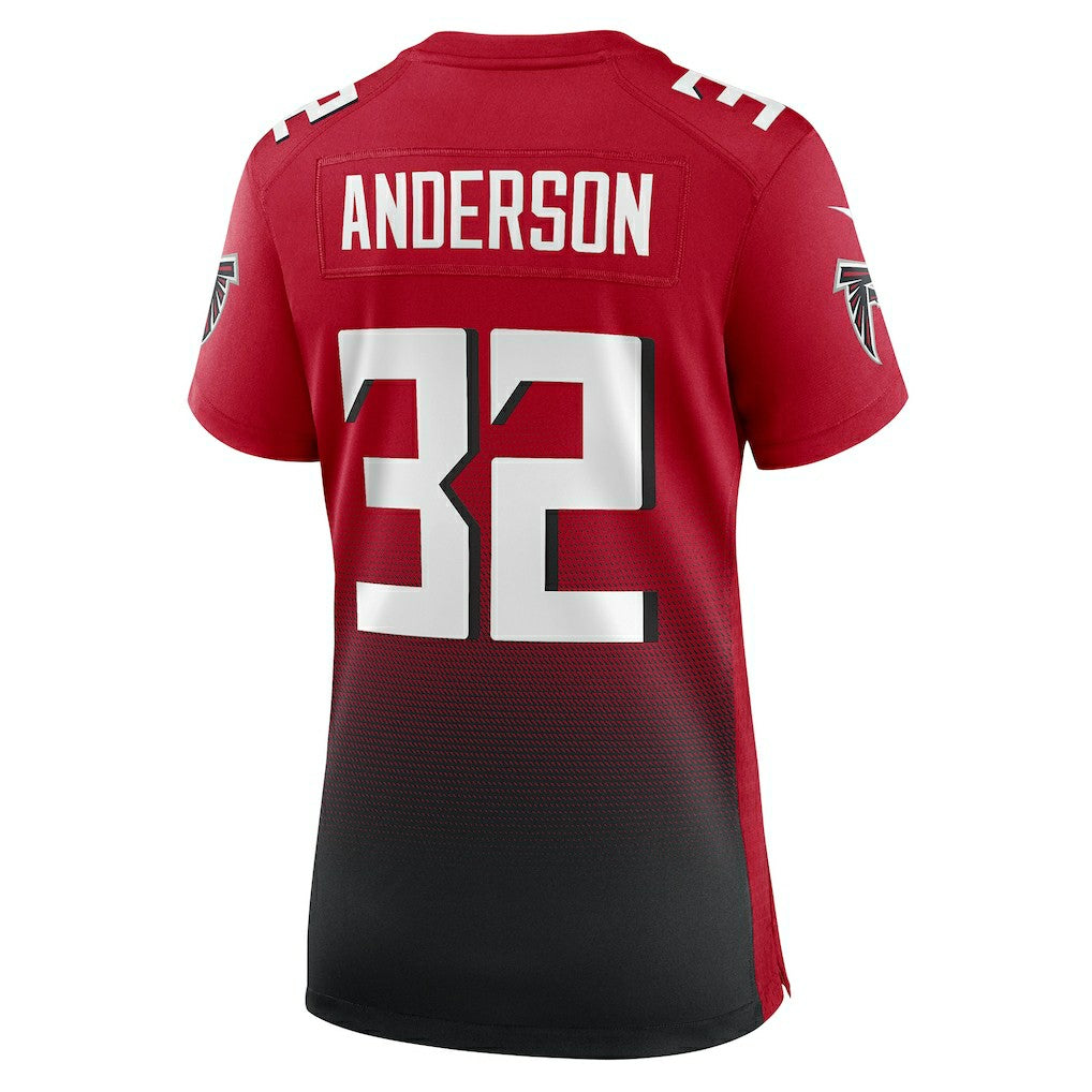 Jamal Anderson Atlanta Falcons Women's Retired Game Jersey Red - Nike