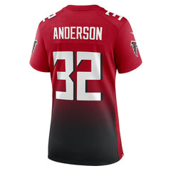 Jamal Anderson Atlanta Falcons Women's Retired Game Jersey Red - Nike