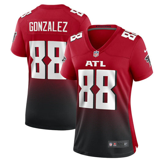 Tony Gonzalez Atlanta Falcons Women's Retired Game Jersey - Red | NFL Jerseys