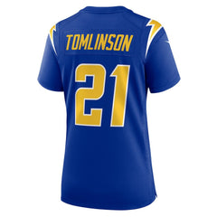 LaDainian Tomlinson Los Angeles Chargers Women's Retired Game Jersey Royal - Nike