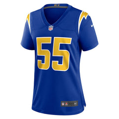 Junior Seau Los Angeles Chargers Women's Retired Game Jersey Royal - Nike