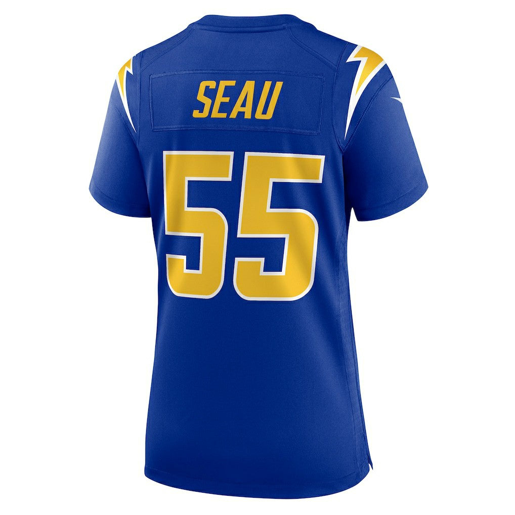 Junior Seau Los Angeles Chargers Women's Retired Game Jersey Royal - Nike