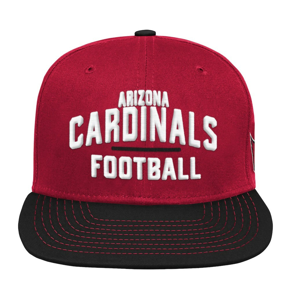 Arizona Cardinals Youth Lock Up Snapback Hat Cardinal/Black - NFL