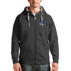 NBA - Golden State Warriors Antigua Logo Victory Full-Zip Hoodie - Charcoal