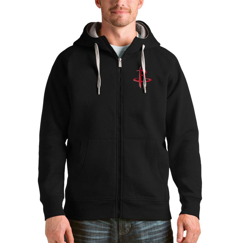NBA - Houston Rockets Antigua Logo Victory Full-Zip Hoodie - Black