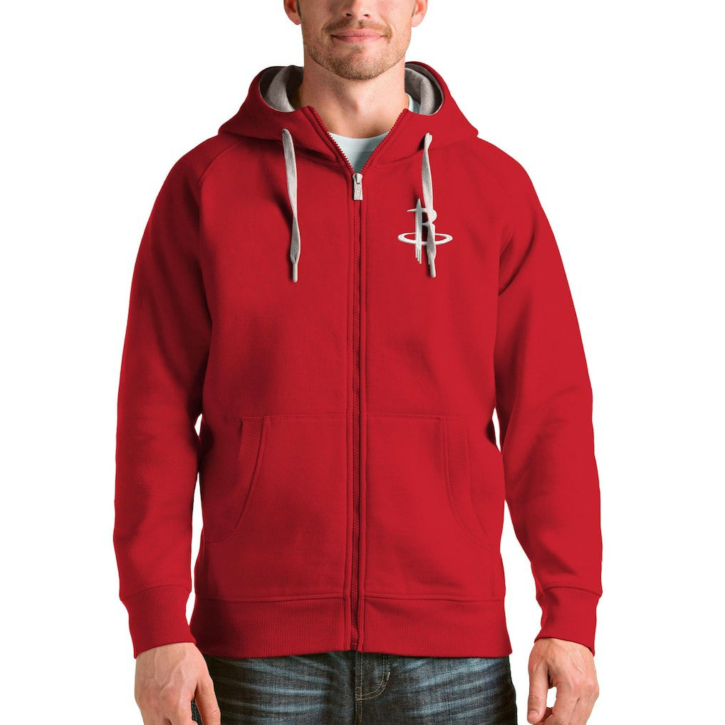 NBA - Houston Rockets Antigua Logo Victory Full-Zip Hoodie - Red