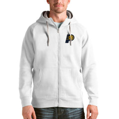 NBA - Indiana Pacers Antigua Logo Victory Full-Zip Hoodie - White