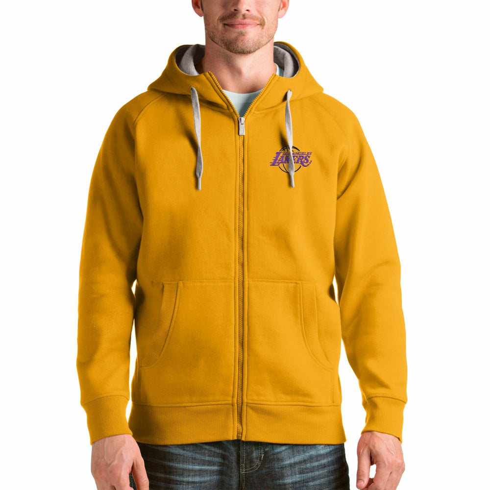 NBA - Los Angeles Lakers Antigua Logo Victory Full-Zip Hoodie - Gold