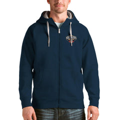 NBA - New Orleans Pelicans Antigua Logo Victory Full-Zip Hoodie - Navy