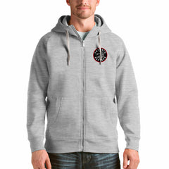NBA - Toronto Raptors Antigua Logo Victory Full-Zip Hoodie - Heathered Gray