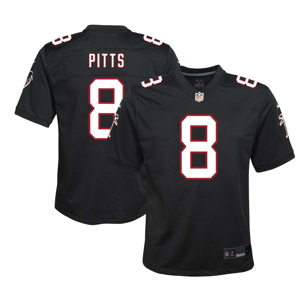Kyle Pitts Sr. Atlanta Falcons Youth Game Jersey Black - Nike