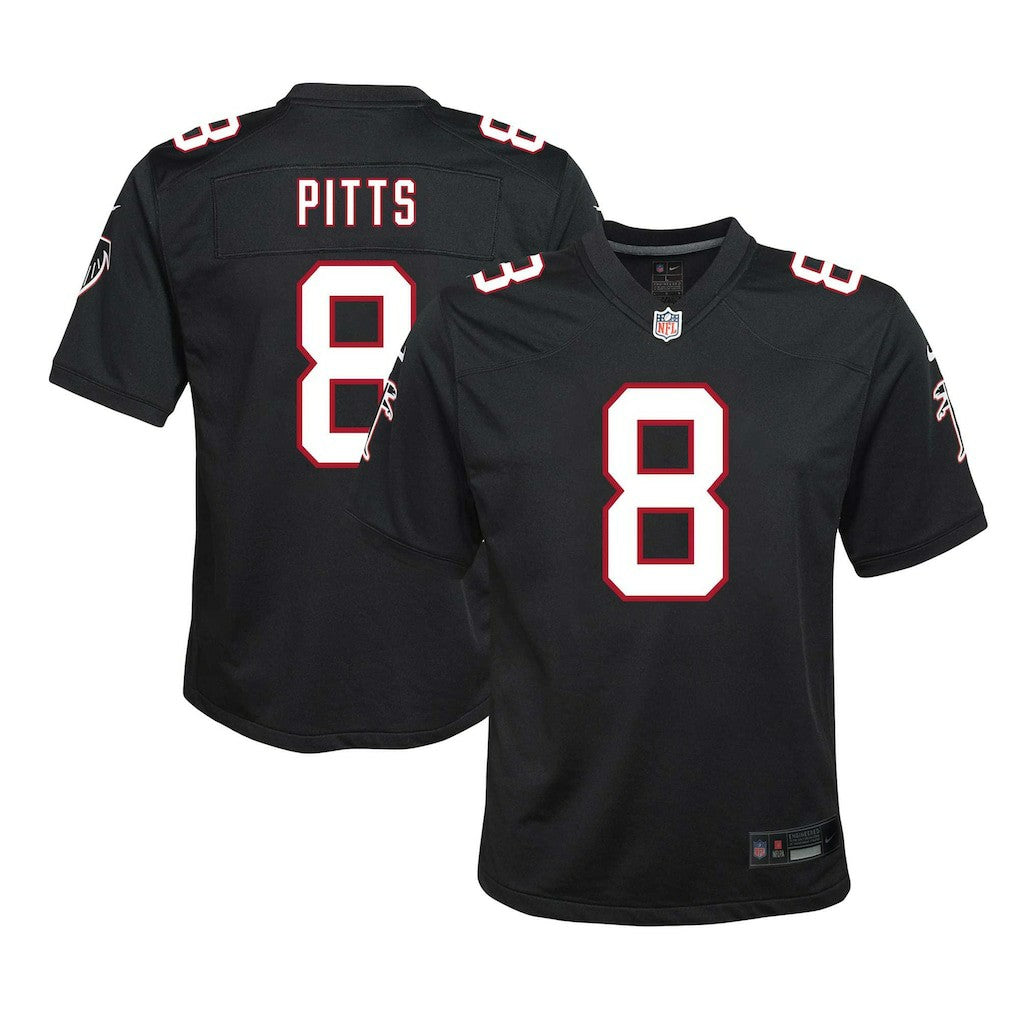 Kyle Pitts Sr. Atlanta Falcons Youth Game Jersey Black - Nike