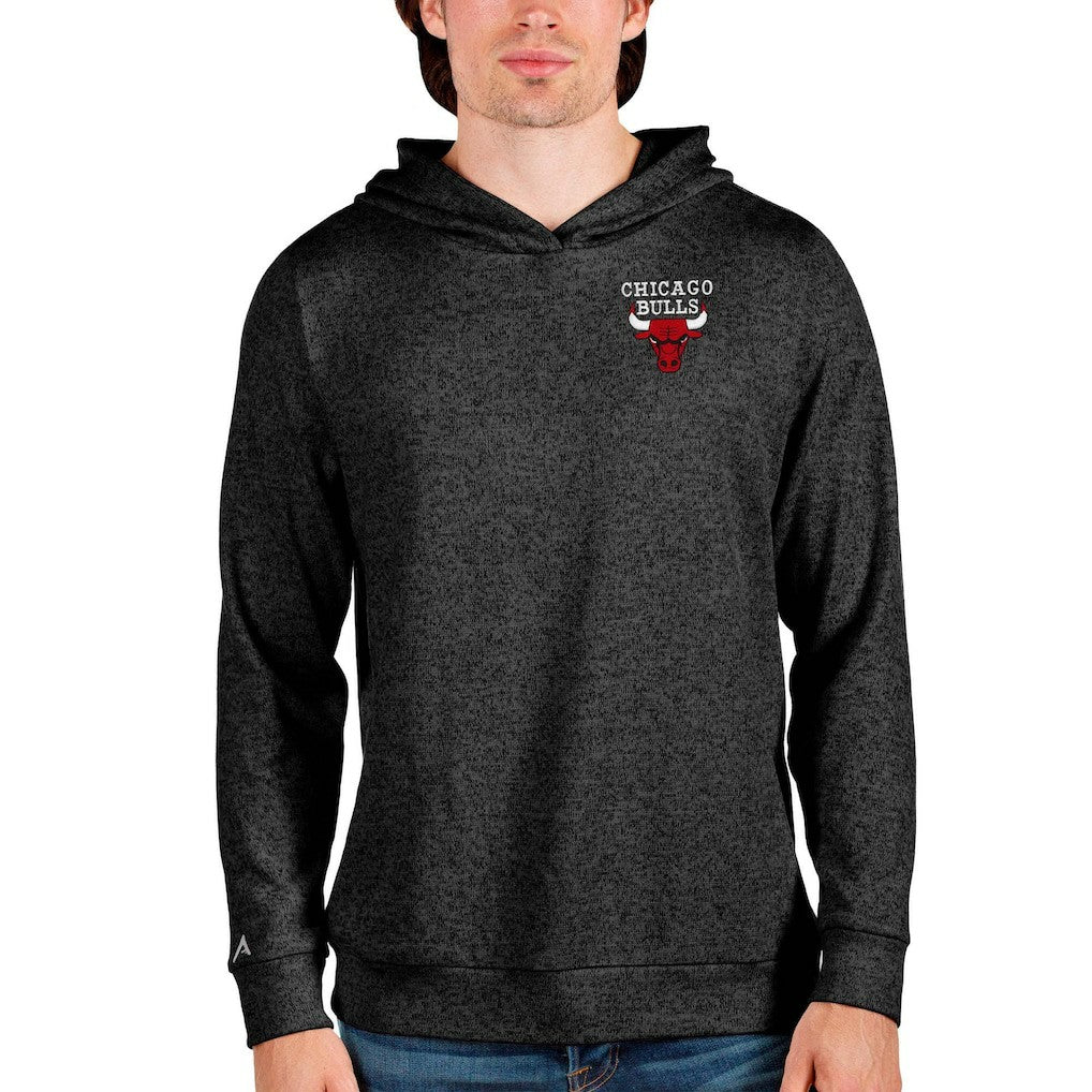 NBA - Chicago Bulls Antigua Absolute Pullover Hoodie - Heathered Black