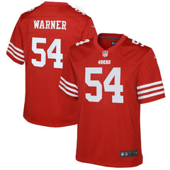 Fred Warner San Francisco 49ers Youth Game Jersey Scarlet - Nike