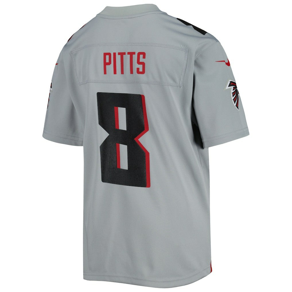 Kyle Pitts Atlanta Falcons Youth Inverted Game Jersey Gray - Nike