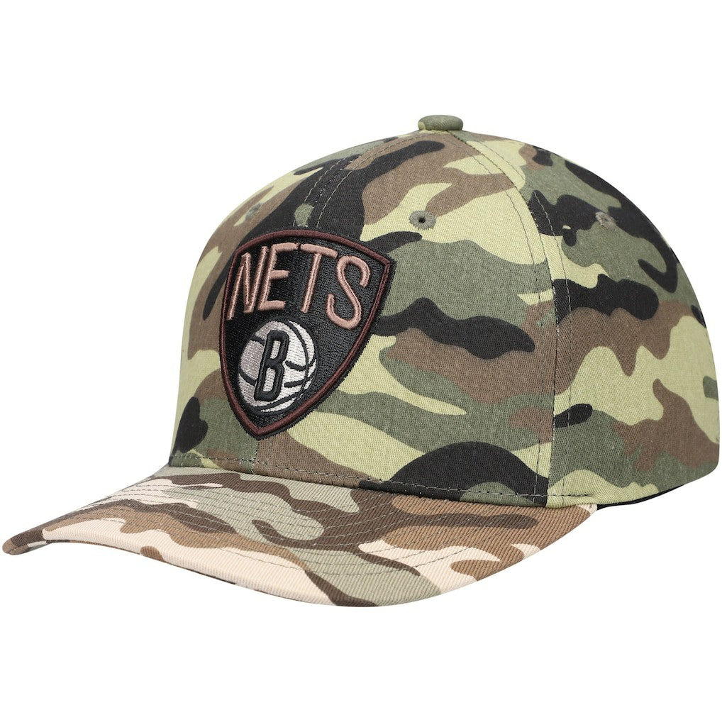 Mitchell & Ness - Brooklyn Nets Woodland Desert Snapback Hat - Camo