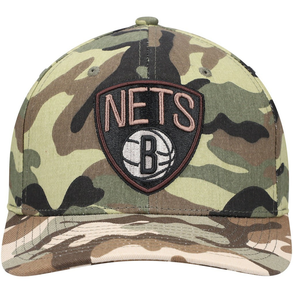 Mitchell & Ness - Brooklyn Nets Woodland Desert Snapback Hat - Camo