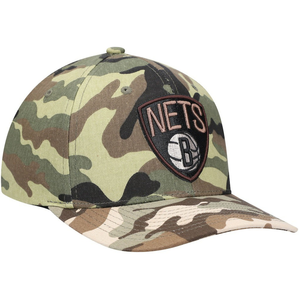 Mitchell & Ness - Brooklyn Nets Woodland Desert Snapback Hat - Camo