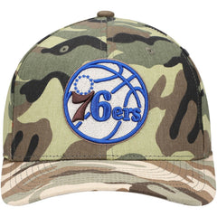 Mitchell & Ness - Philadelphia 76ers Woodland Desert Snapback Hat - Camo