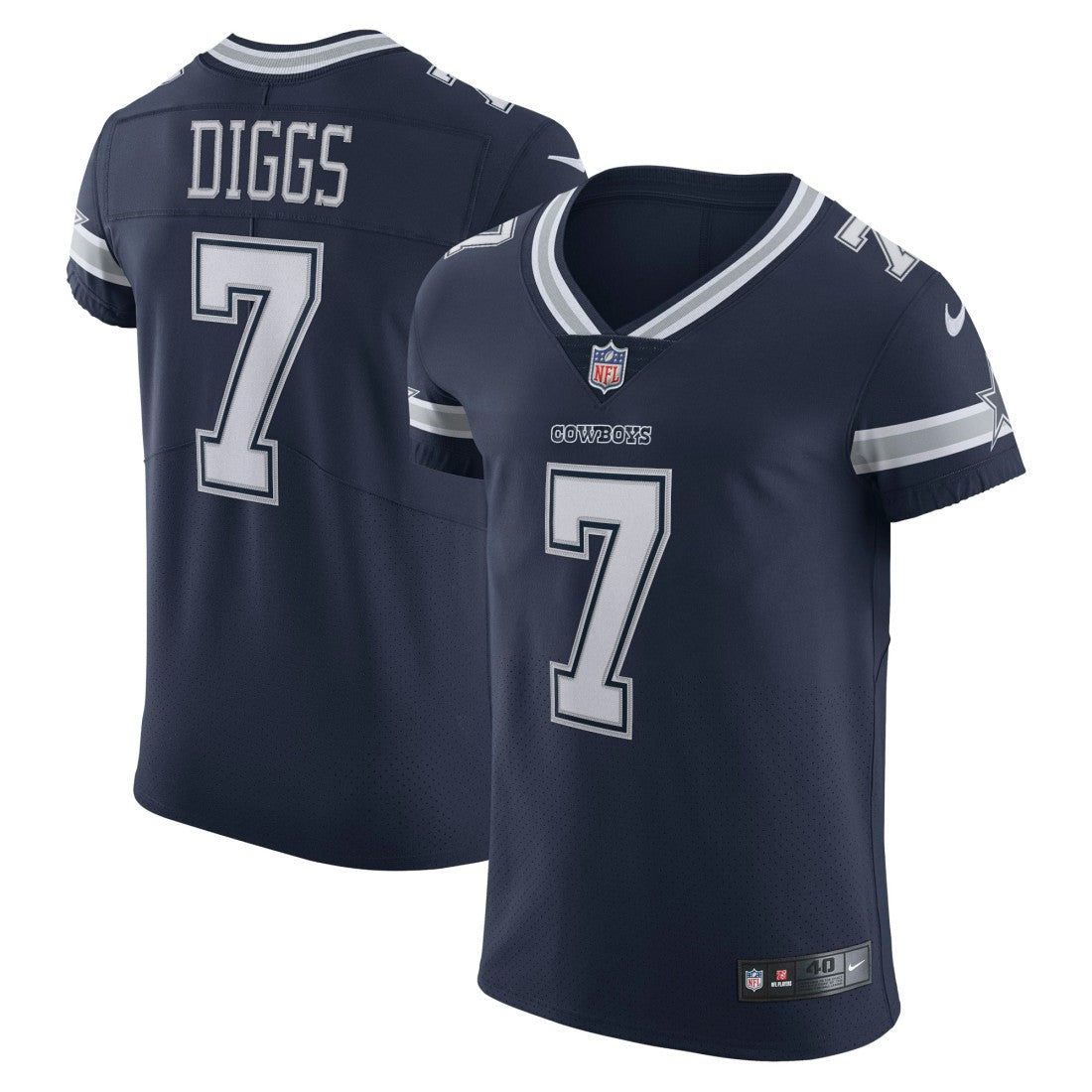Trevon Diggs Dallas Cowboys Vapor Elite Jersey Navy - Nike