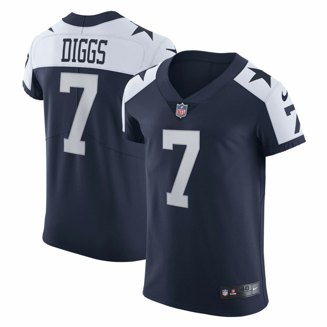 Trevon Diggs Dallas Cowboys Alternate Vapor Elite Jersey Navy - Nike