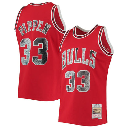 Scottie Pippen Chicago Bulls 1997/98 Hardwood Classics NBA 75th Anniversary Diamond Swingman Jersey sale - Red | NBA Jerseys