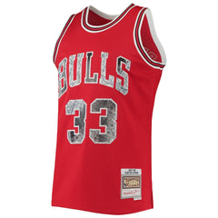 Mitchell & Ness - Scottie Pippen Chicago Bulls 1997/98 Hardwood Classics NBA 75th Anniversary Diamond Swingman Jersey - Red