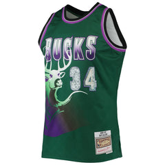 Mitchell & Ness - Ray Allen Milwaukee Bucks 1996/97 Hardwood Classics NBA 75th Anniversary Diamond Swingman Jersey - Green