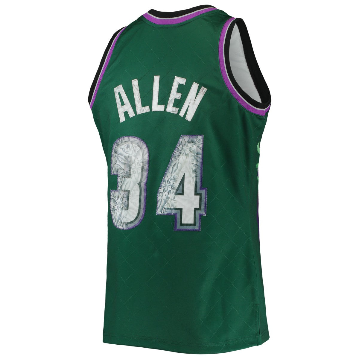 Mitchell & Ness - Ray Allen Milwaukee Bucks 1996/97 Hardwood Classics NBA 75th Anniversary Diamond Swingman Jersey - Green
