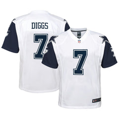 Trevon Diggs Dallas Cowboys Youth Alternate Game Jersey White - Nike