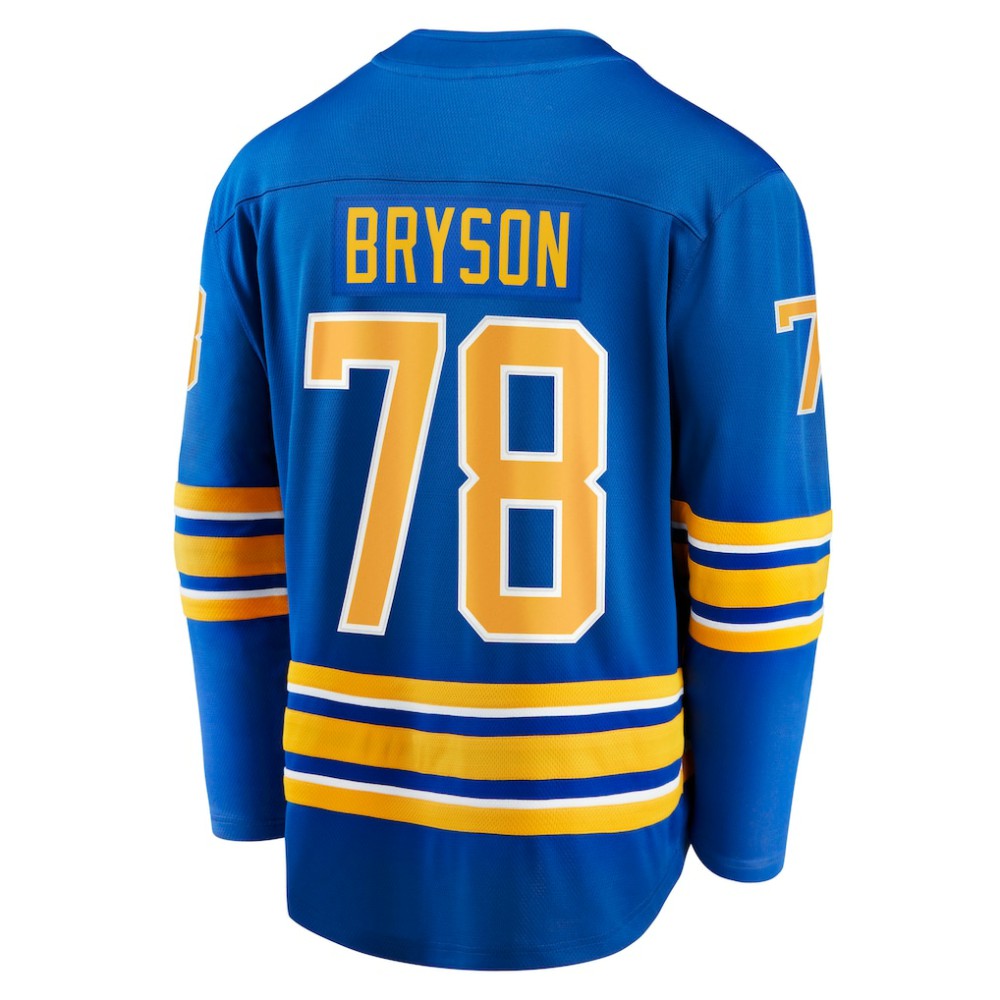 Jacob Bryson Buffalo Sabres - Fanatics Home Breakaway Player Jersey Royal