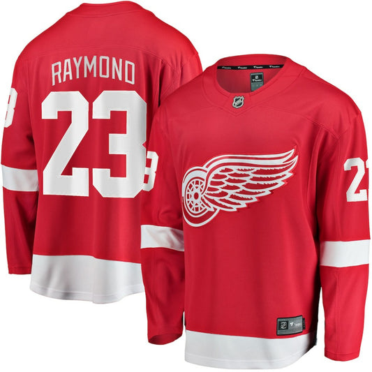 Lucas Raymond Detroit Red Wings Fanatics Home Breakaway Player Jersey - Red | NHL Jerseys