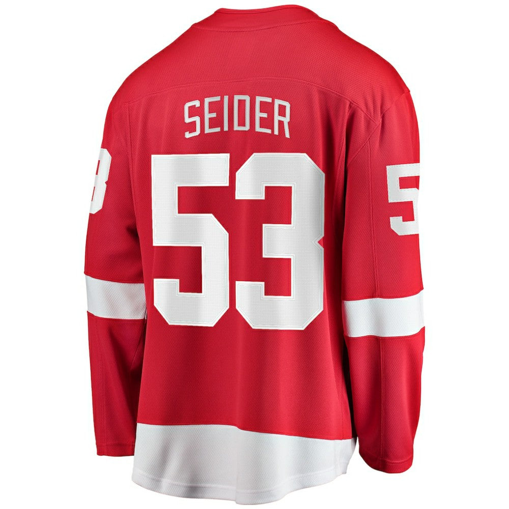 Moritz Seider Detroit Red Wings Fanatics Home Breakaway Player Jersey - Red | NHL Jerseys