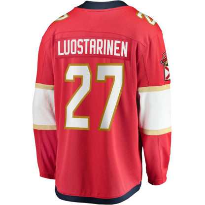 Eetu Luostarinen Florida Panthers Fanatics Home Breakaway Player Jersey - Red | NHL Jerseys