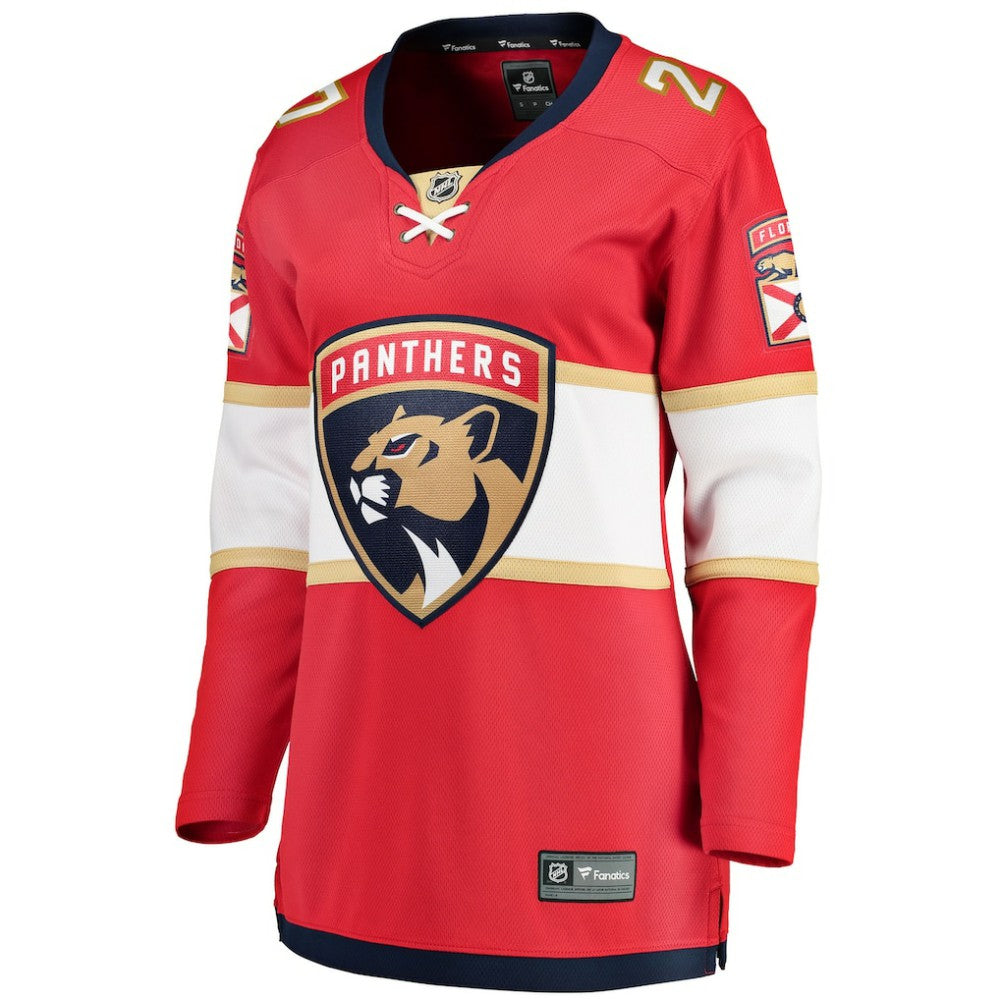 Eetu Luostarinen Florida Panthers Fanatics Women's Home Breakaway Player Jersey - Red | NHL Jerseys