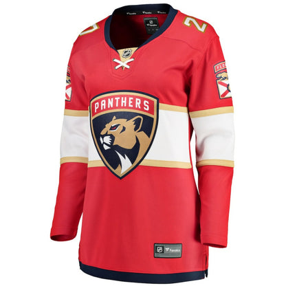 Eetu Luostarinen Florida Panthers Fanatics Women's Home Breakaway Player Jersey - Red | NHL Jerseys
