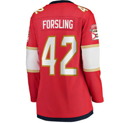 Gustav Forsling Florida Panthers - Fanatics Women's Home Breakaway Player Jersey Red