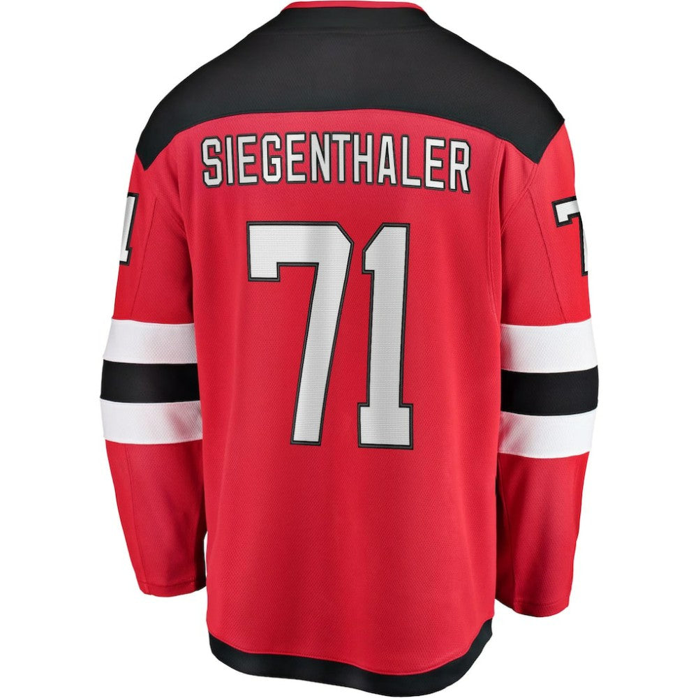 Jonas Siegenthaler New Jersey Devils - Fanatics Home Breakaway Player Jersey Red