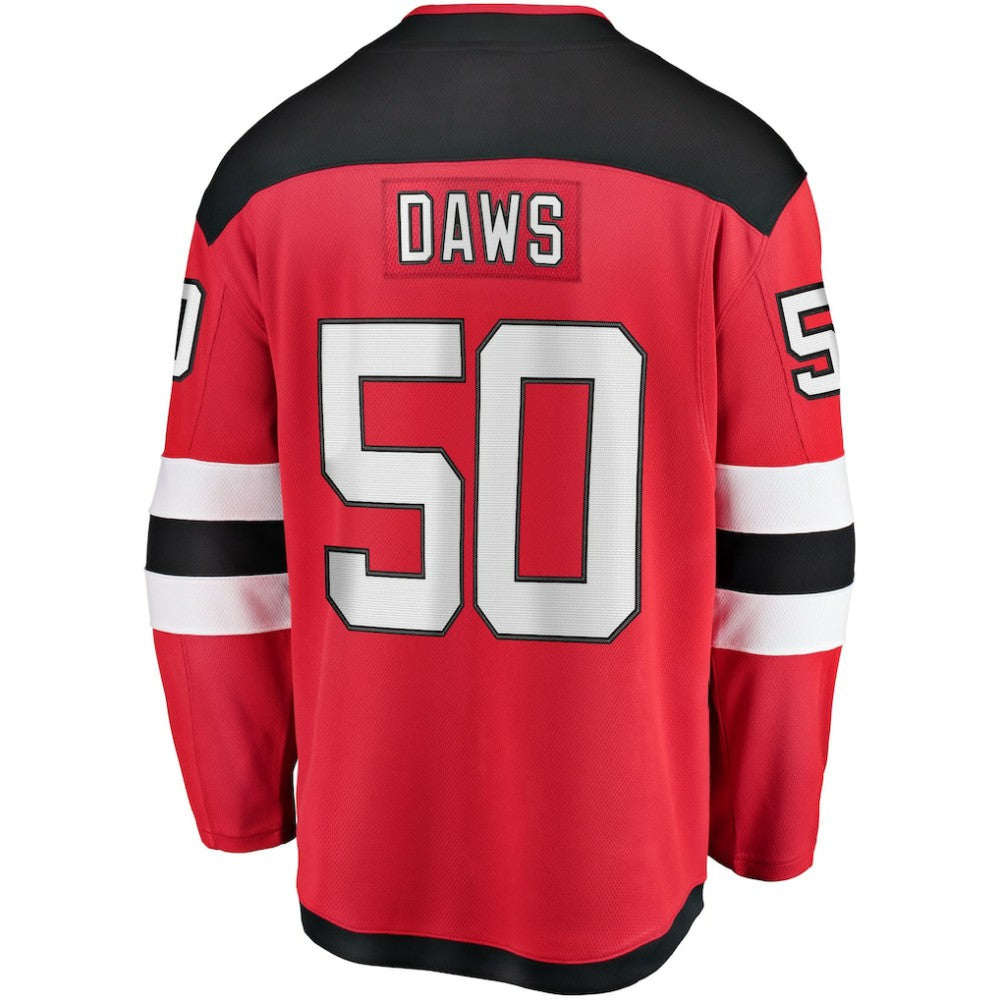Nico Daws New Jersey Devils - Fanatics Home Breakaway Player Jersey Red