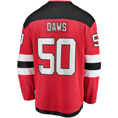 Nico Daws New Jersey Devils - Fanatics Home Breakaway Player Jersey Red