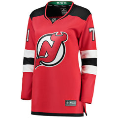 Jonas Siegenthaler New Jersey Devils - Fanatics Women's Home Breakaway Player Jersey Red